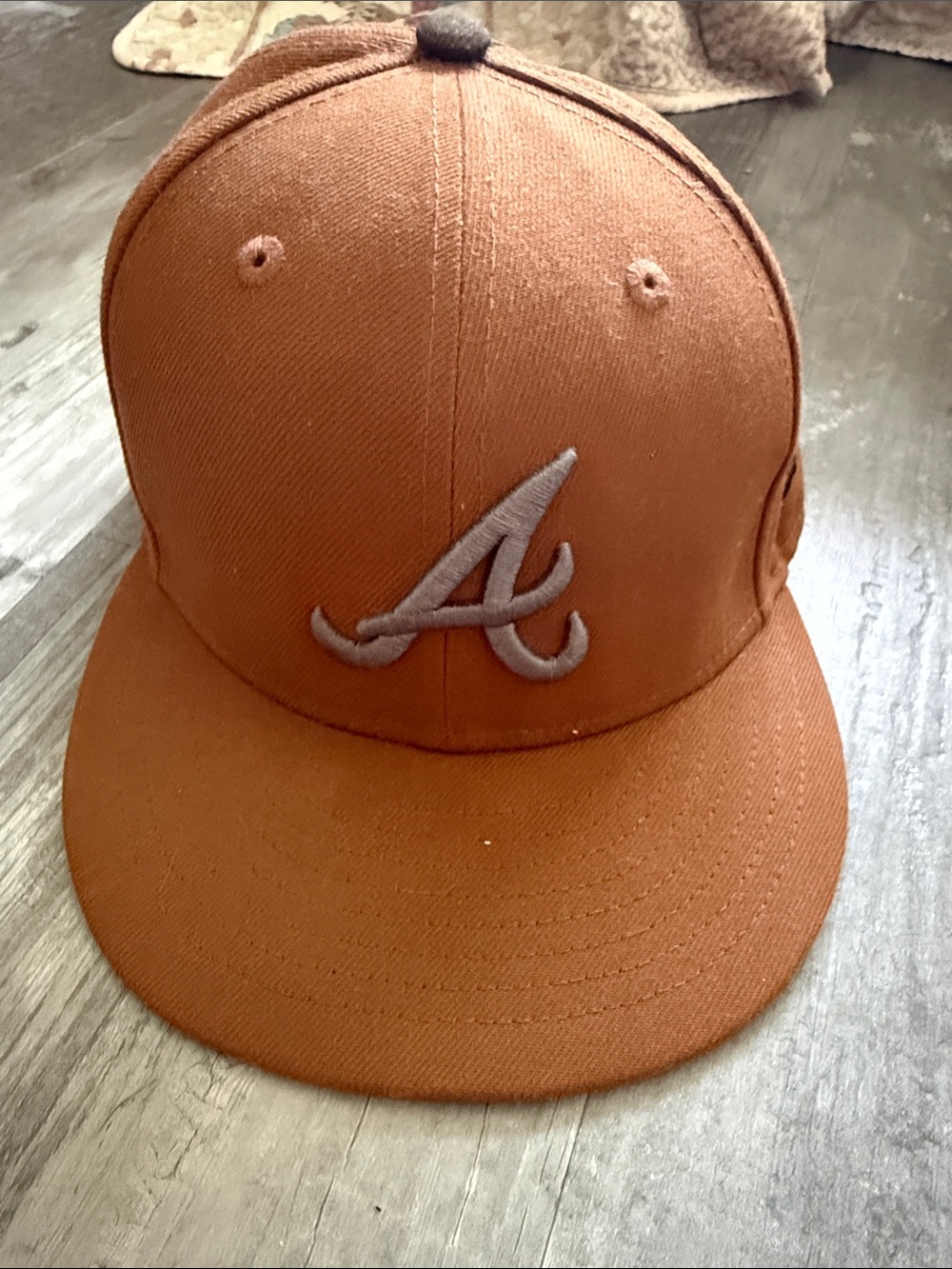 New Era Cooperstown Collection Fitted Baseball Hat Size 7 3/8 Brown